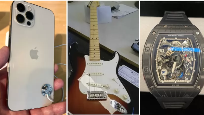 Leilão da Receita tem iPhones a partir de R$ 900, guitarra Gibson e até Rolex; veja como participar